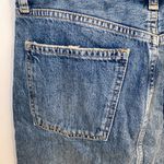 Free People NWT $98  Indigo Denim 5-Pocket Pencil Front Slit Knee Length Skirt 2 Photo 9