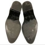 ZARA Womens Size 6 Black Leather Silver Grommet Stretch Ankle Booties Photo 6