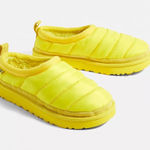 UGG  Canary Yellow Tasman Puft Outdoor Slippers Women's‎ Size 7 Photo 0