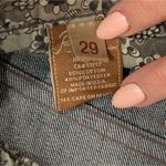 Paige Jeans Womens 29 Hidden Hills Slim Boot Bootcut Dark Wash Designer Denim Photo 2