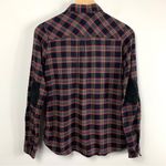 Scotch & Soda  Maison Scotch Red Plaid Shirt Crochet Elbows Photo 6
