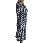 Moulinette Soeurs Anthropologie ellipse print mod style keyhole neck dress sz 0 Photo 2