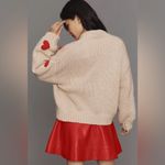 Maeve NWOT  The Susannah 3D Heart Cardigan Sweater Photo 3