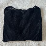 Guess NWT  Womens Lace V Neck Long Sleeve in Black Size Large Photo 0