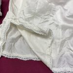 Womens White Satin Slip Photo 4