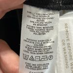 Loft  size 6P black dress with white ruffle collar stretchy flowy ruffle skirt Photo 8