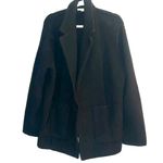 Vince  Sweater-Knit‎ Black Oversized Blazer Jacket Size L NWT Photo 1
