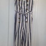 Pookie & Sebastian Linen Jumpsuit size Small Photo 0