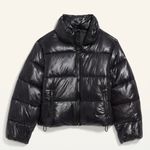 Black Puffer Jacket Size L Photo 0