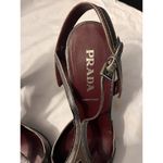 Prada Vintage Heels Size 38 Tan Brown Copper Metallic Leather. Photo 3