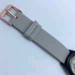 Timex  expedition women’s date watch 32mm black tone case gray silicone band runs Photo 3