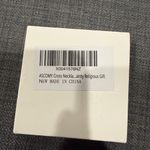 NWT ASCOMY Silver Cross Necklace Photo 4