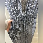 Dress Forum  Los Angeles | Blue and White Jumpsuit | NWT Photo 2