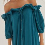Anthropologie Off-The-Shoulder Gauze Dress, Size XS Photo 3