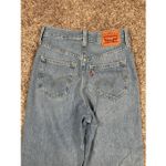 Levi's Levi’s High Waisted Straight Leg Baggy Blue Denim Jeans Light Wash Women’s 25X29 Photo 12