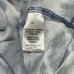 The Sweatshirt Project Tunic Top Shirt Tie Dye Blue White Size 1X Photo 5