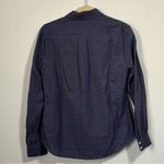 Untuckit Blue Eyelet Carmella Button Up Top Coastal 4 Blue Photo 6