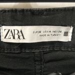 ZARA Ultra High Rise Black Denim Photo 2
