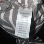 Decollection white and gray Striped short sleeve dress with zipper closure Size L Photo 4