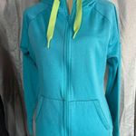 The North Face zip up sweater, zip up hoodie, woman size large Photo 1