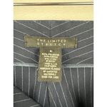The Limited Women’s  Stretch Size 6 Navy with White Pinstripes Slacks Photo 3
