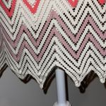 Windsor Boho Layered One Sleeve Boho Aztec Dress Pink/CreamWhite Cold Shoulder sz Small Photo 7