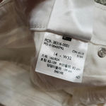 Levi's White Denim High Waisted Skirt Photo 4