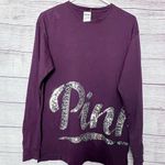 PINK - Victoria's Secret  Women’s Long Sleeve Logo Tee Sz XS Photo 0