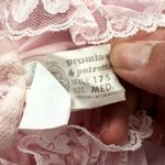 Dolores For Poirettes Union Vintage Pink Bride Lace Off Shoulder High Cut Teddy Size M Photo 2