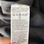 Banana Republic NWT BANANA REBUPLIC Vegan Leather wide leg Jumpsuit Size 4 Black strapless Photo 9