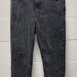 Abercrombie & Fitch  The Mom High Rise Black Jeans Photo 0