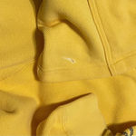 Mossimo Sweatshirt Hoodie Women’s Size Large Yellow and Navy Blue Photo 4