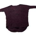 EXPRESS Purple V-Neck Sweater Photo 0