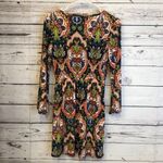 Fantastic‎ Fawn floral wide sleeve dress Women's Size S Small Brown Photo 3