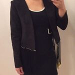 ZARA  faux suede fringe jacket. Xs Photo 2