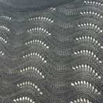 Solitaire Black Crochet Knit Short Flutter Sleeve Crop Sweater Blouse Top Size M Photo 2