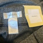 Dress Barn  Black Grey and White Straight Leg Mid Rise Trouser Pants | 14 Photo 4