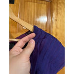 Tadashi Shoji Tadashi Collection Silk Purple Pleated Formal Gown Twist Bodice Cap Sleeve Long Photo 3