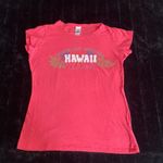 Honolua Wahine Salmon Color Hawaii Cotton T Photo 2