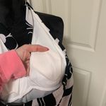 My Michelle  Black and White Floral Halter Dress Photo 4