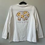 Ivory Ella  Brooke Hyland Dancing Sunflower Long Sleeve Crewneck Tee Size M Photo 4
