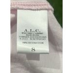ALC Frank A.L.C. Women's Kati Crewneck Puff Sleeves Cotton Blouse Light Pink Size Small Photo 6