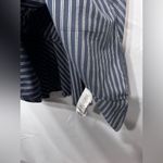 Joie  Yenee Navy Blue and White Stripe Asymmetrical Ruffle Skirt size 4 Photo 9