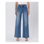 Vervet NWT Lovervet Super High Rise Baggy Wide Plus Size 20W Super Stretch Distressed Photo 6