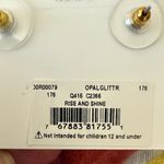 Kate Spade  Rise and Shine Opal-glitter Gold Stud Earrings Photo 4