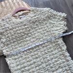 Topshop  asos cream bubble‎ texture shirt Photo 4