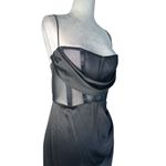 Nookie Emelie Gown in Black Medium New Womens Long Corset Maxi Dress Photo 6