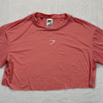 Gymshark  Cropped‎ Training T-Shirt Vented Back Short Sleeve Top Small Photo 0