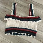 ZARA  crochet knit mini top Size Medium Photo 2