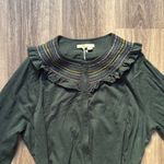 BODEN Elegant Green Button down Midi Dress Jersey Casual with Beautiful collar Size XL Photo 5